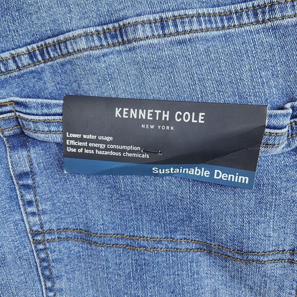 Kenneth Cole New York Sustainable Denim Stretch Regular Fit Jeans Size W44 X L30 - Picture 13 of 16